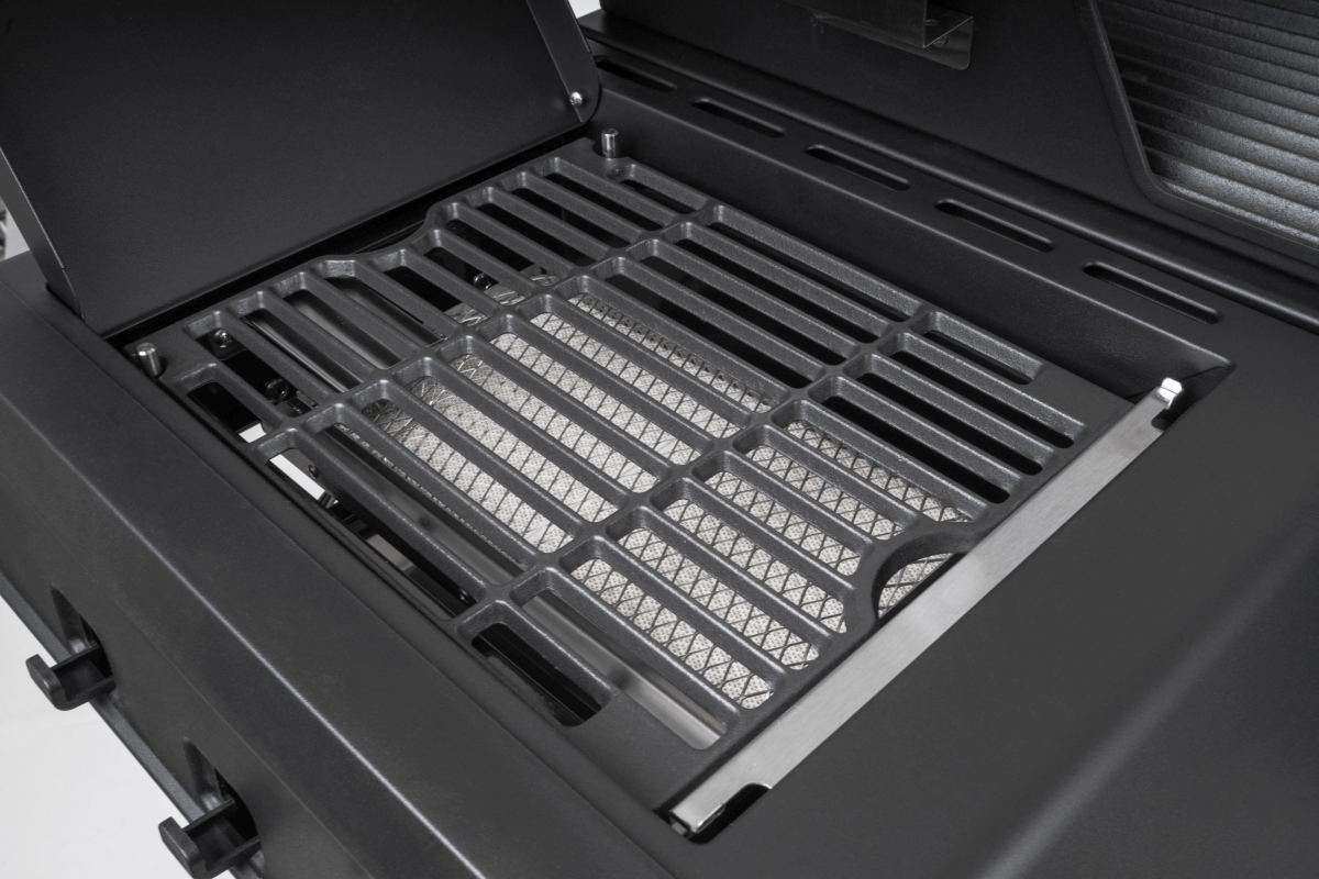 G21 Plynový gril 21kW Michigan BBQ Premium Line, 6 hořáků 6390312, černý, skříňový, 230V jehla