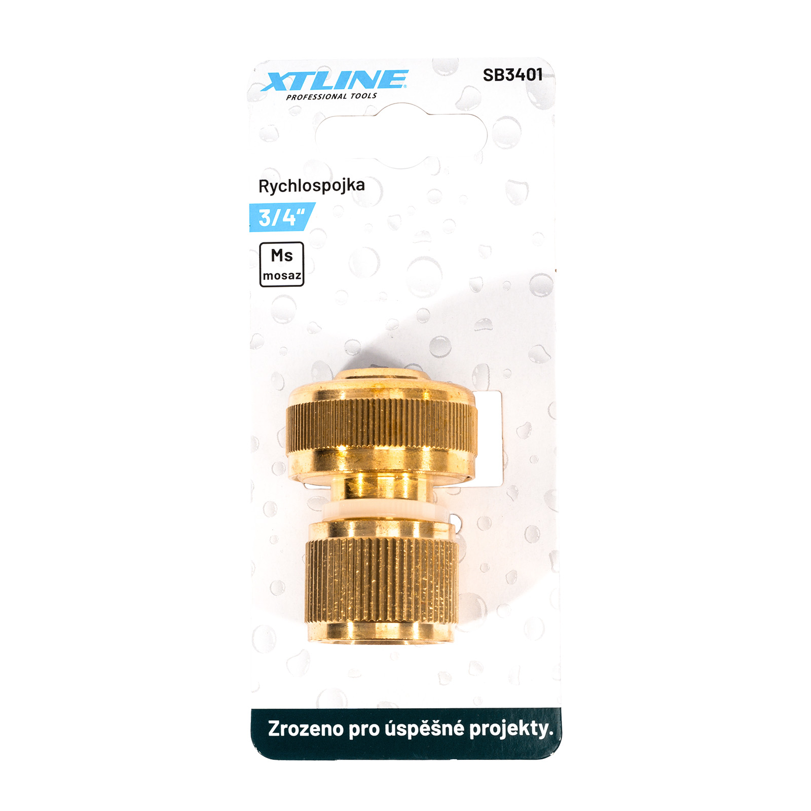 XTLINE Rychlospojka mosazná 3/4", SB3401 na zahradní hadici