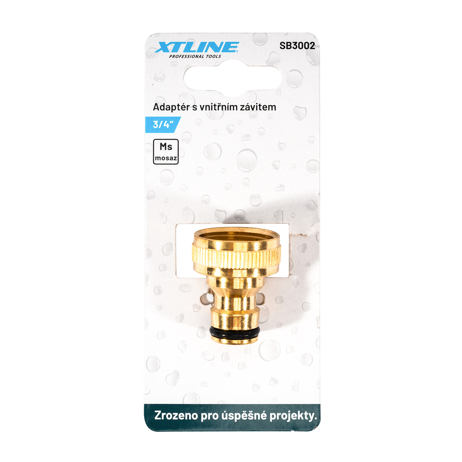 XTLINE Adaptér 3/4" mosazný s vnitřním závitem SB3002, na zahradní kohout