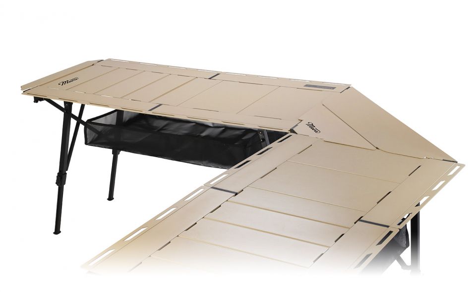 Meva OP26001 Kempingový stůl MODUL 124x52 cm, do 30 kg, skládací + brašna