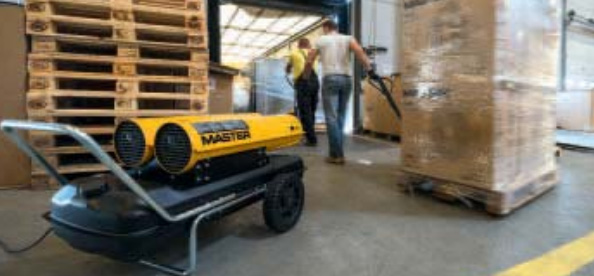 MASTER Naftové topidlo B300CED 88 kW Duo s přímým spalováním