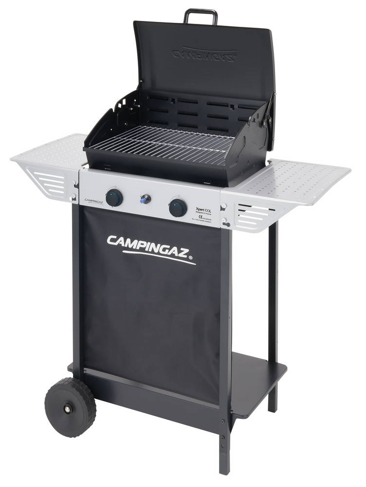 Plynový gril Xpert 100 L, 7 kW, 2x hořák, plechové stolíky Campingaz