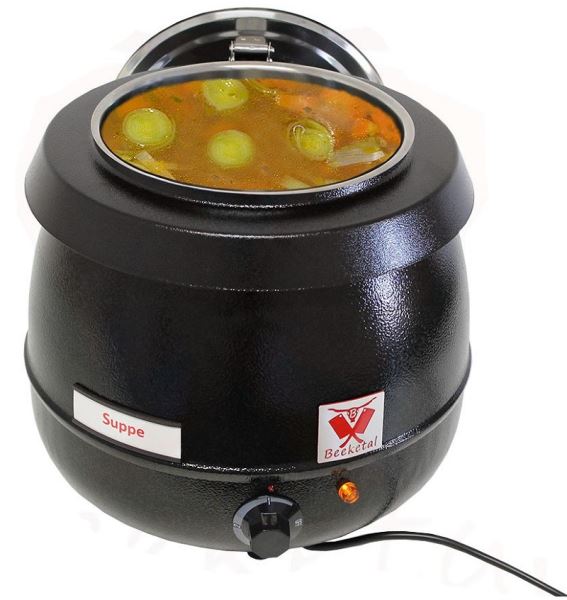 Elektrický kotlík na polévku, hrnec 9l, Beeketal SB600 s termostatem