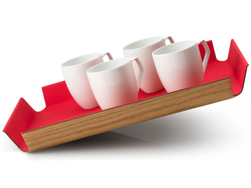 Continenta Protiskluzový servírovací podnos 45cm, šedý, C2902