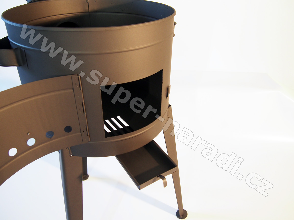 PLD Kotlina 42cm pro kotlíky 20-25l, kouřovod, vysoké pevné nohy, Termo