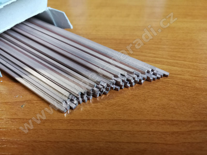 Měděná tvrdá pájka Cu Rophos 2, L-Ag2P, 2 mm, holá Felder