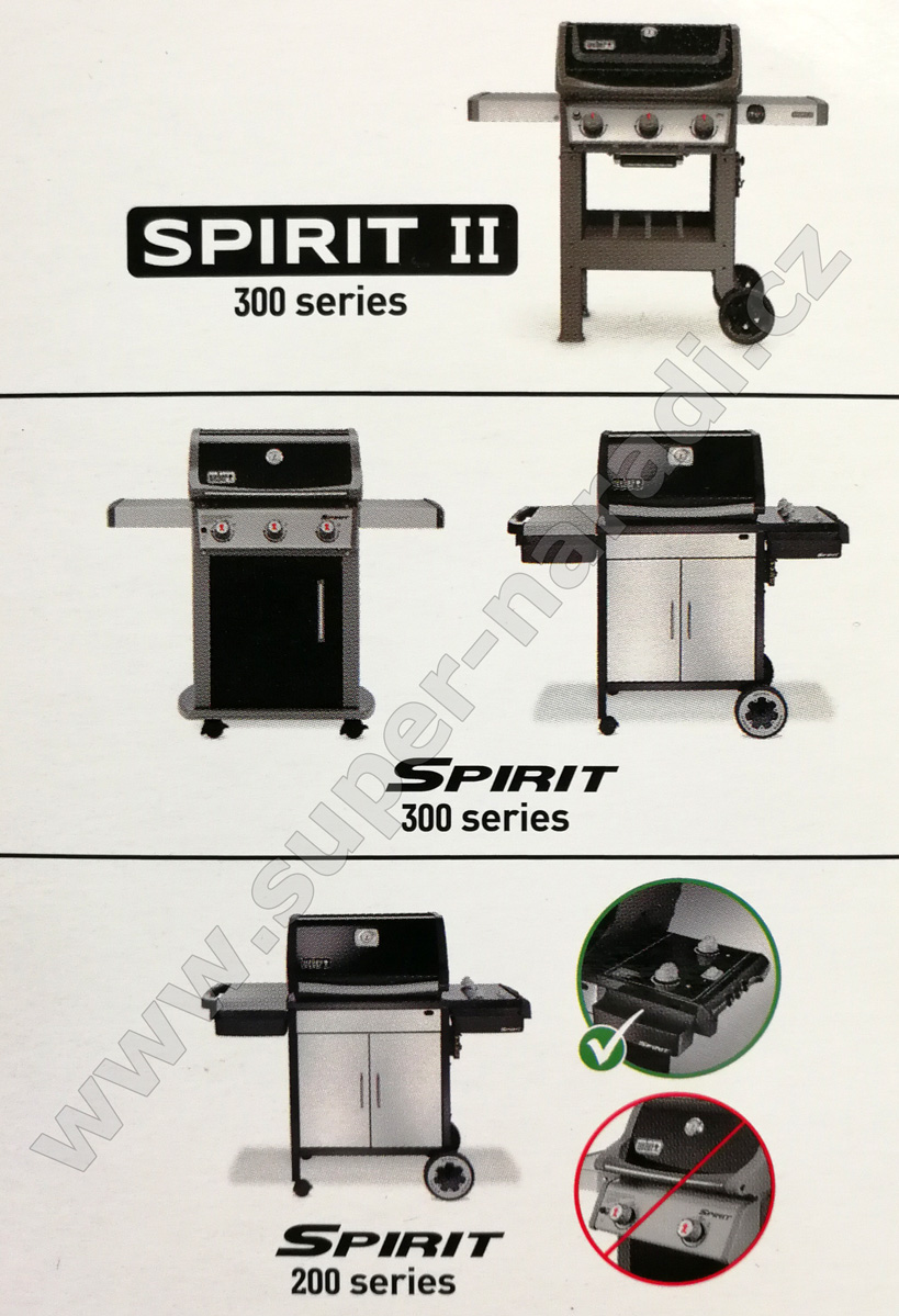 Weber Ochranný obal Premium pro Spirit II a Spirit série 300/400, 7183