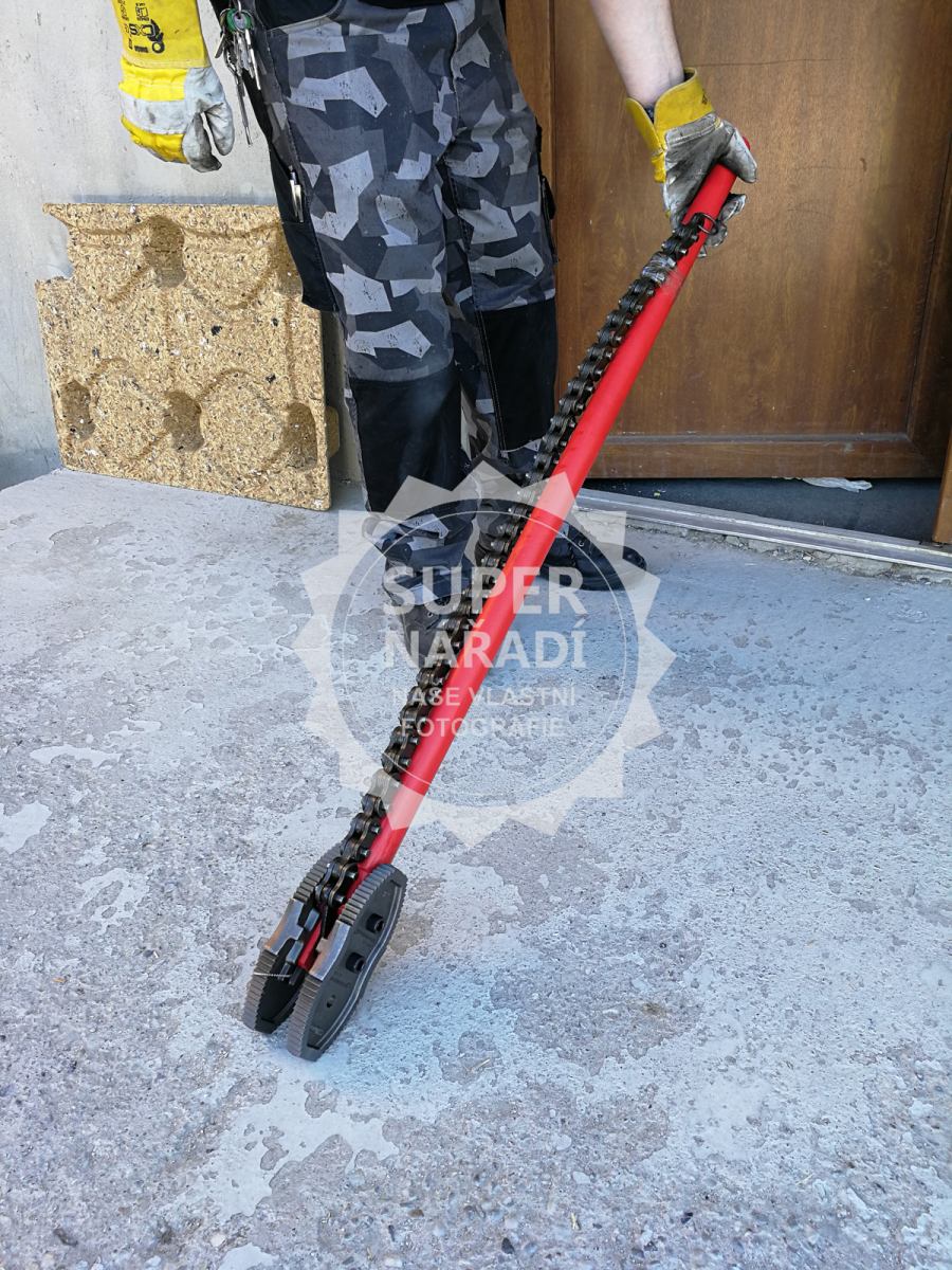 Řetězový hasák 8", L 1280 mm, řetězové kleště, Rothenberger 70246