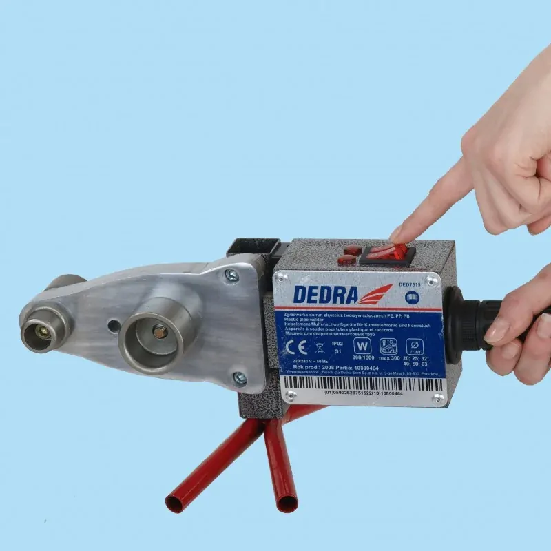 Dedra Svářečka na plastové trubky 800/1500W 16-63mm DED7515 230V