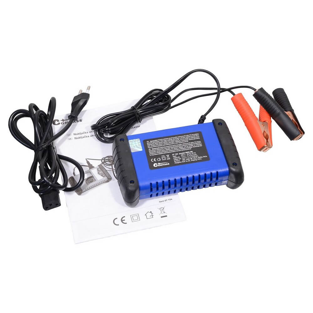 Compass Nabíječka PROFI microprocesor 6/12V PB/GEL/AGM, 07154