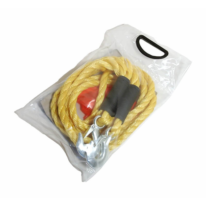 Lano tažné 5000 kg s karabinami Compass 01233
