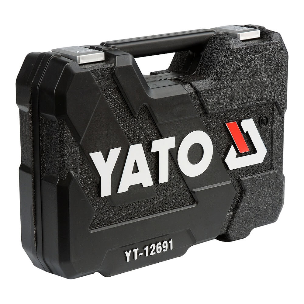 Gola sada 1/2", 1/4" + příslušenství 82 ks Yato 12691