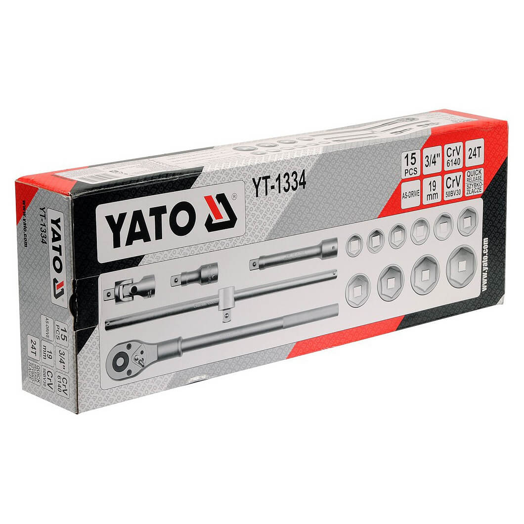 Gola sada 3/4" 15 ks Yato 1334