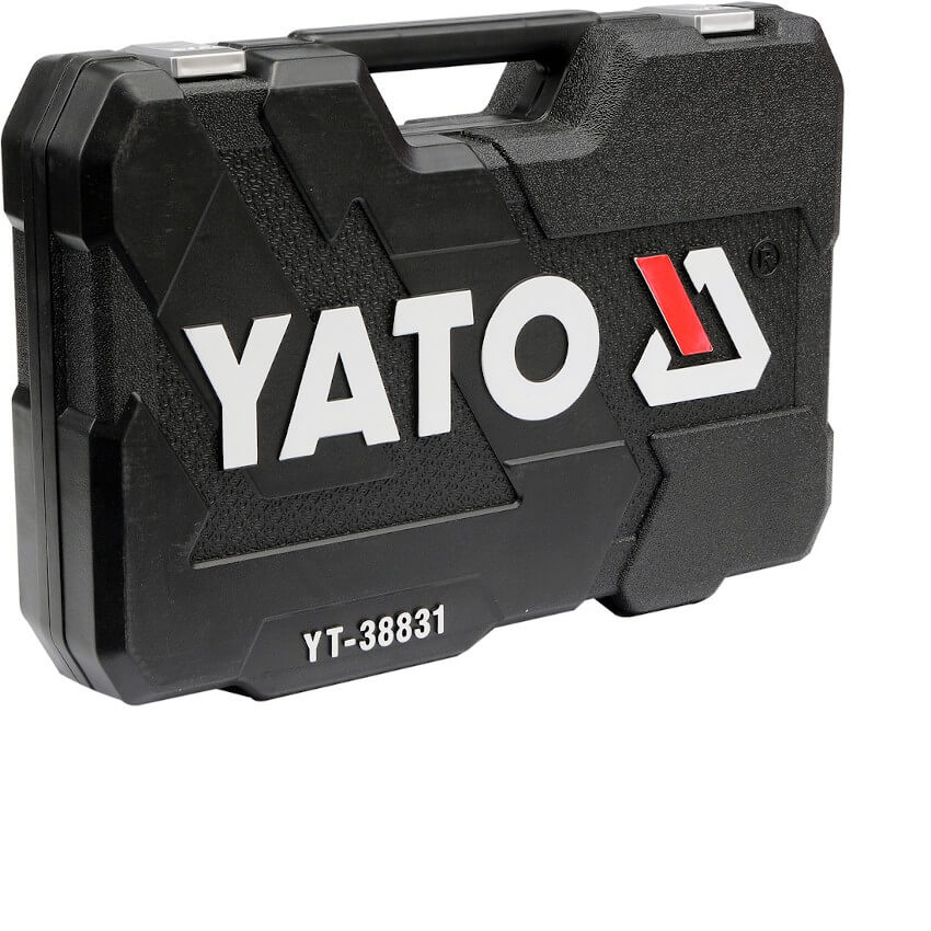Gola sada 1/2", 3/8", 1/4" + příslušenství 111 ks Yato 38831