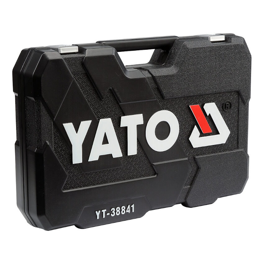 Gola sada 1/2", 3/8", 1/4" + příslušenství 216 ks Yato 38841