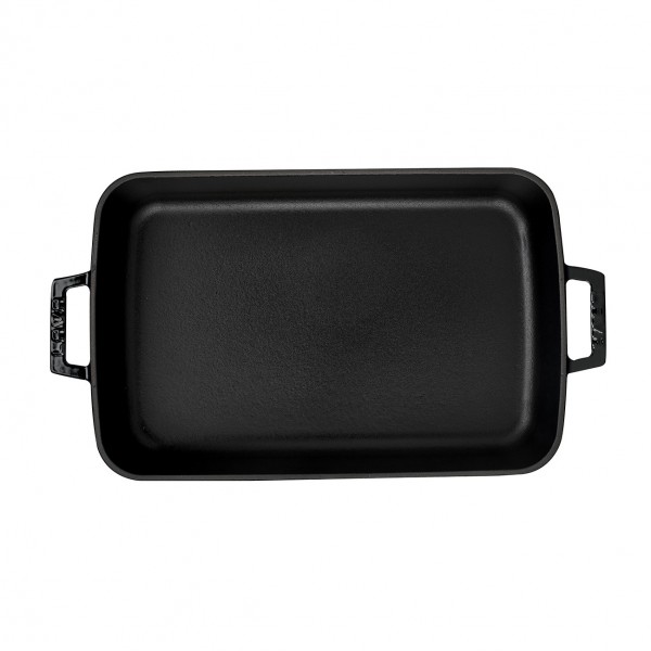 Litinový černý pekáč 22x30 cm Lava Metal LVPTP2230K0BL