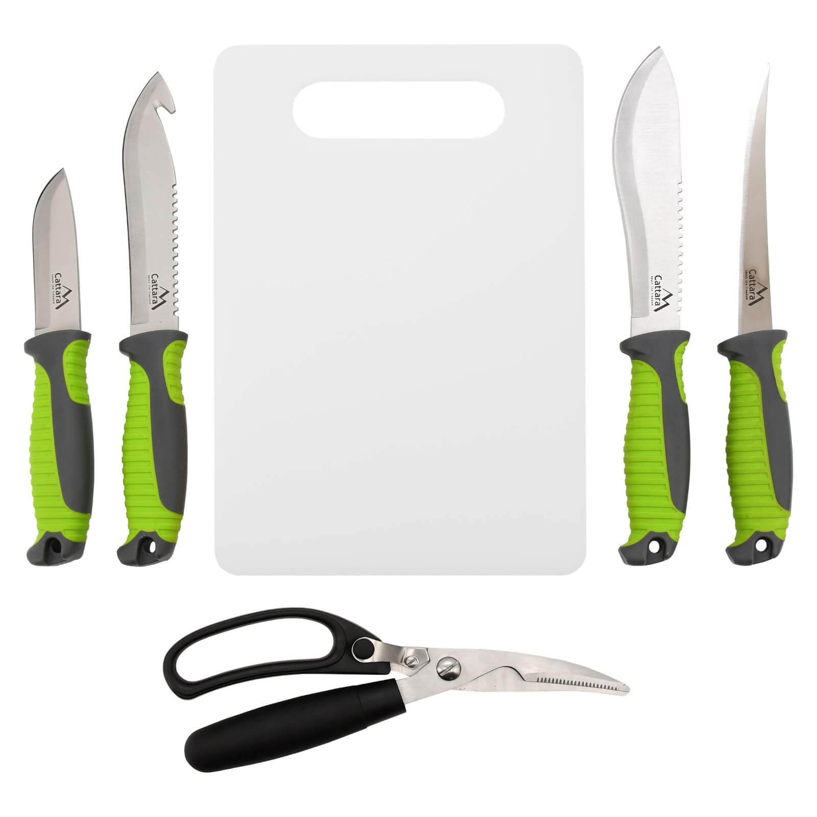 Cattara Grilovací nože sada 4+1+1 s prkénkem 13110