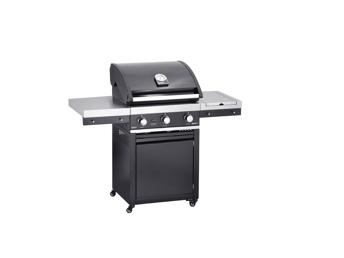 Plynový gril GrandHall Premium G3 s bočním hořákem K03000205A