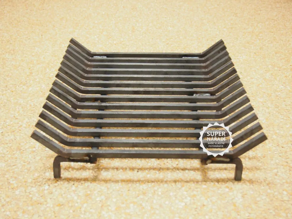 GFIRE Krbový rošt G3 Eco 50x42cm V14 12x12 mm do topeniště, 6 nožek