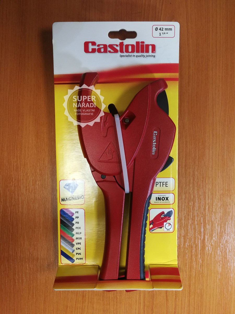 Nůžky na plastové trubky 42 mm Dia INOX Castolin 757597 757283