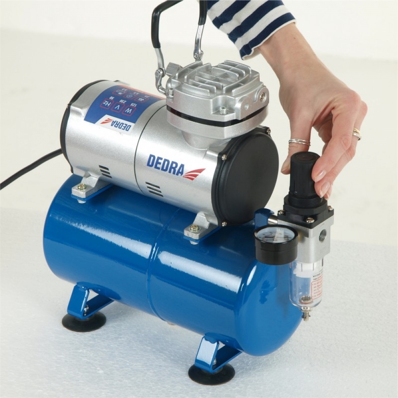 Dedra Mini kompresor s nádrží 3l, 23 l/min DED7472