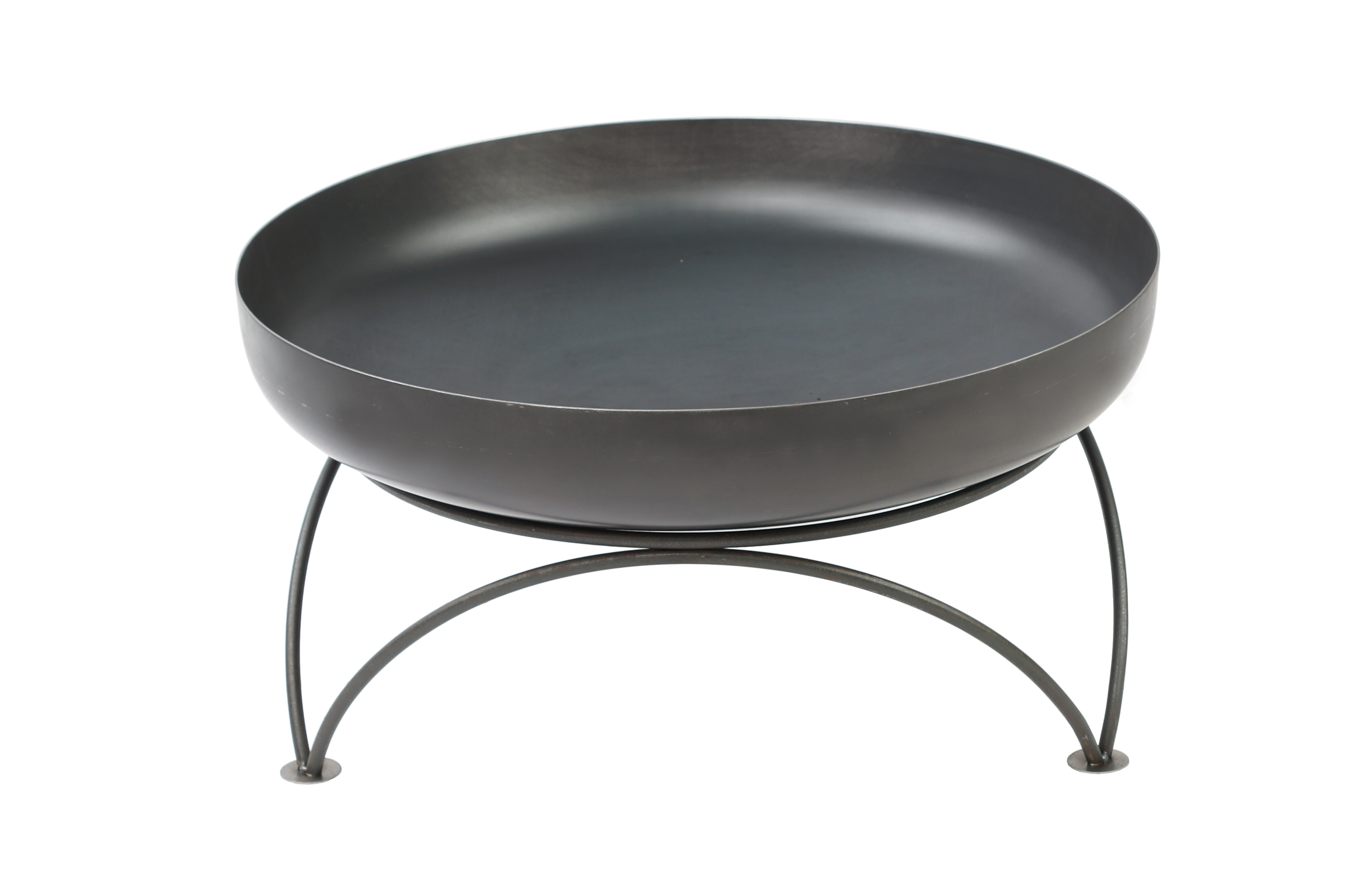 FCOOK Kovové ohniště 70cm Pan8 kruhové E00457 lakované 3 Omega nožky
