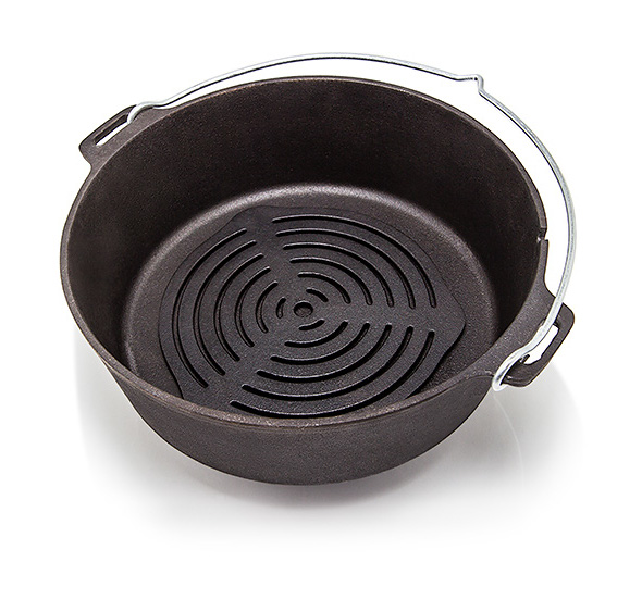 Litinový rošt 23 cm kruhový Petromax 701577 na vaření, grilování