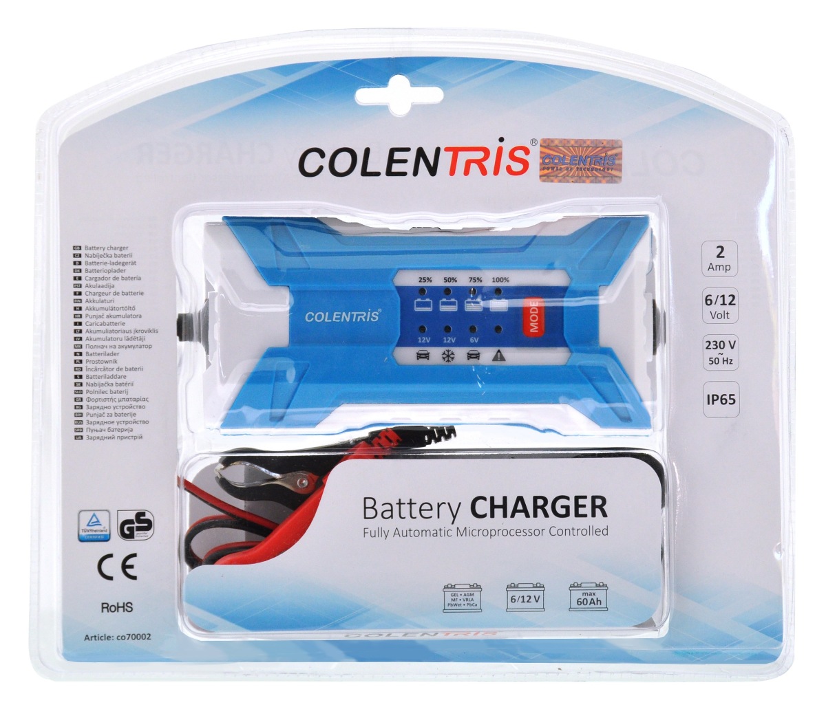 Nabíječka mikroprocesor LED 2A Colentris co70002 auto