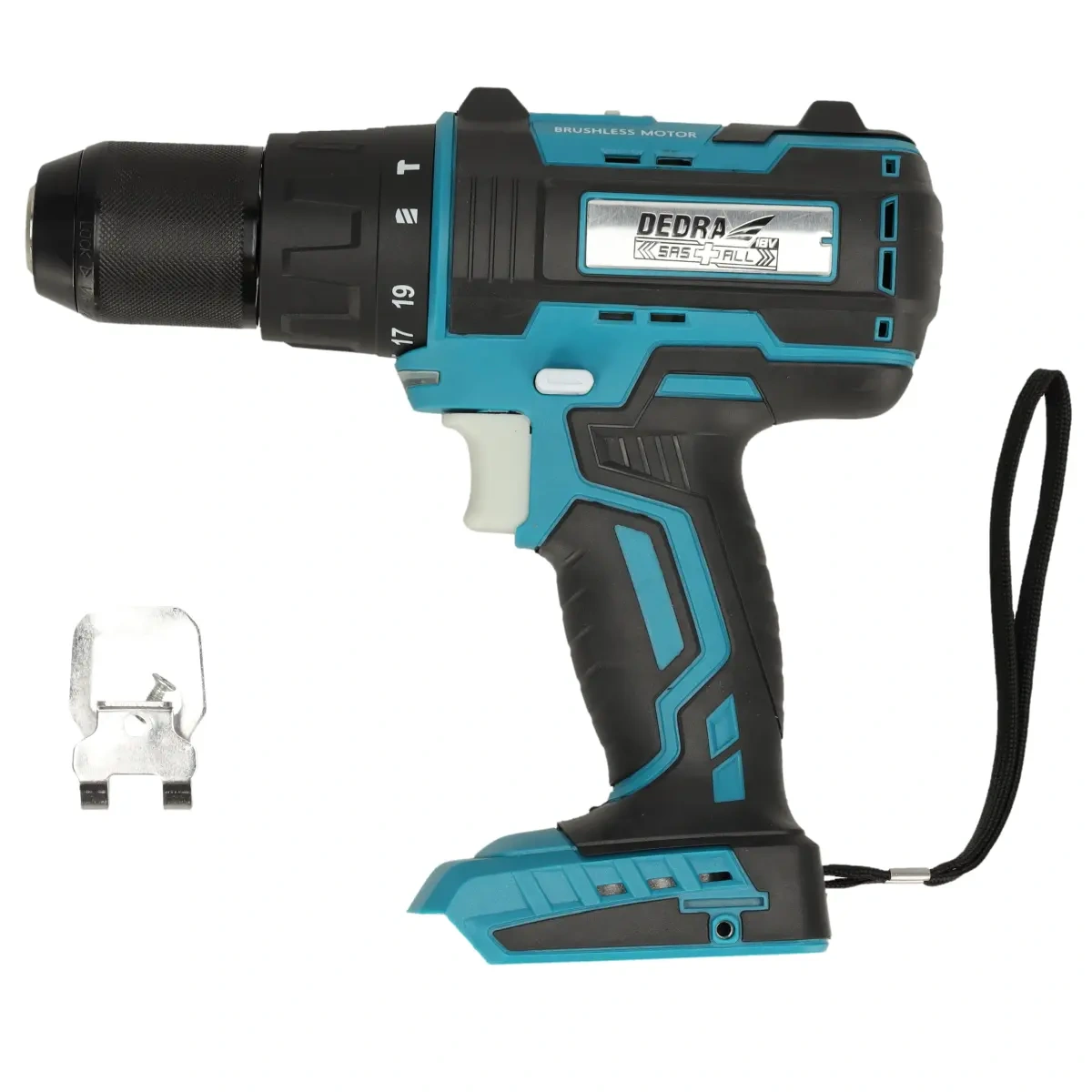 Dedra Aku šroubovák-vrtačka 13 mm, 50 Nm SAS+ALL 18V DED7142, s příklepem