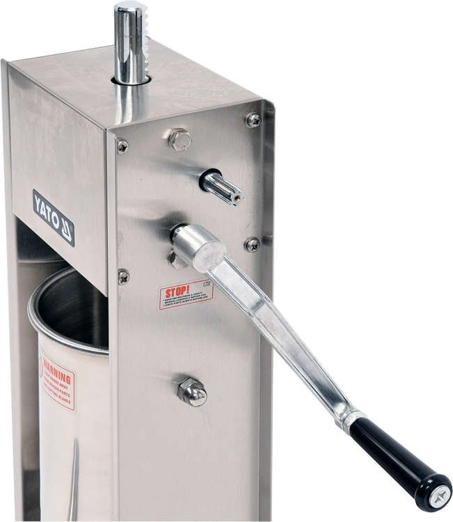 Yato Plnička klobás 5 l, vertikální, Inox YG-03360 nerezová