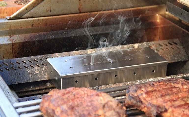 Udící box, nerez Grill Fanatics 1378