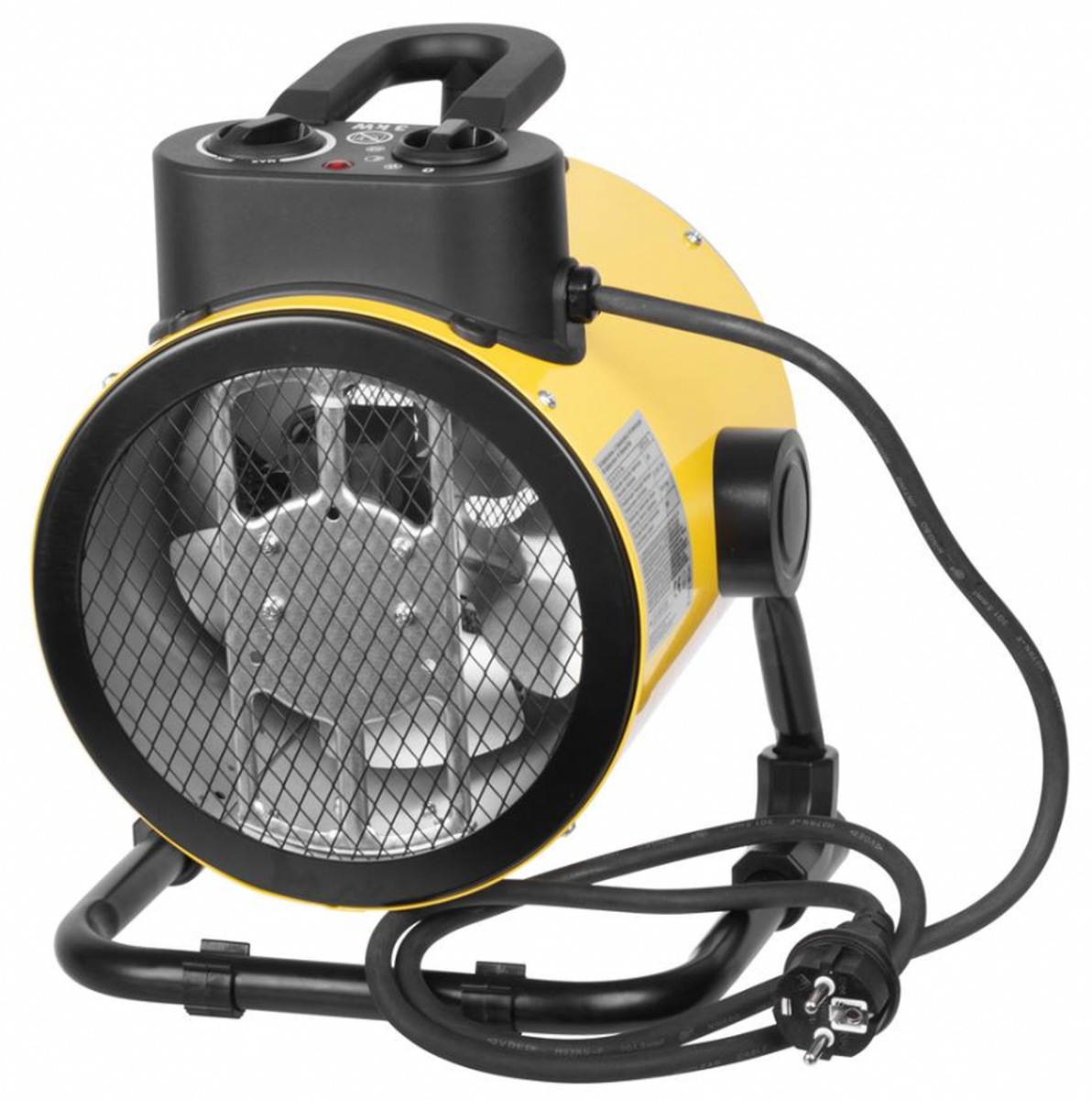 Strend Pro elektrické spirálové topidlo 3 kW 230V s ventilátorem 119581, BGP1912-30 naklápěcí