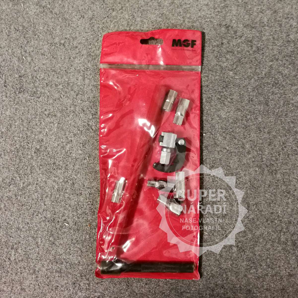 MGF Tools Set montážní umyvadlový klíč 9-10-11-12-13-14-17mm + čelist 920387