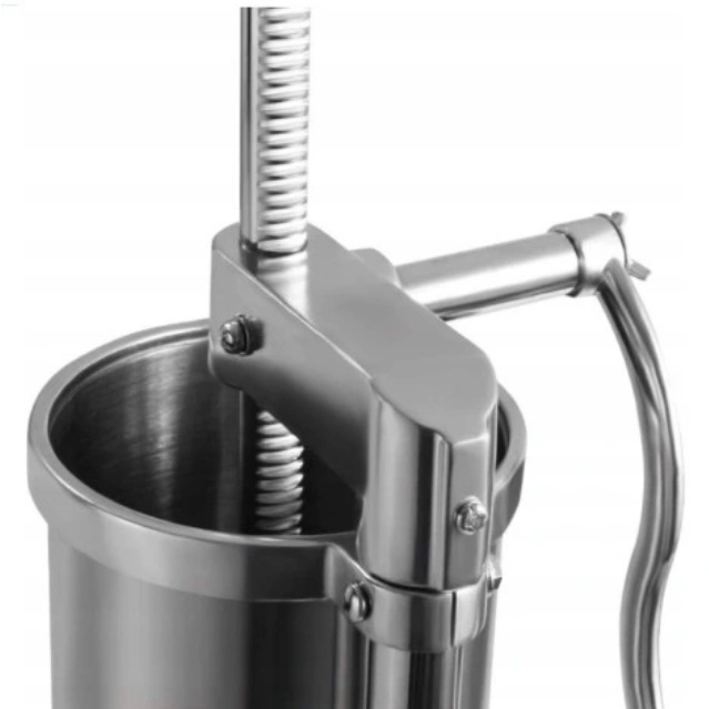 Plnička klobás 5,5 kg vertikální, nerezová MR13 Oscar Cook + 6 nástavců