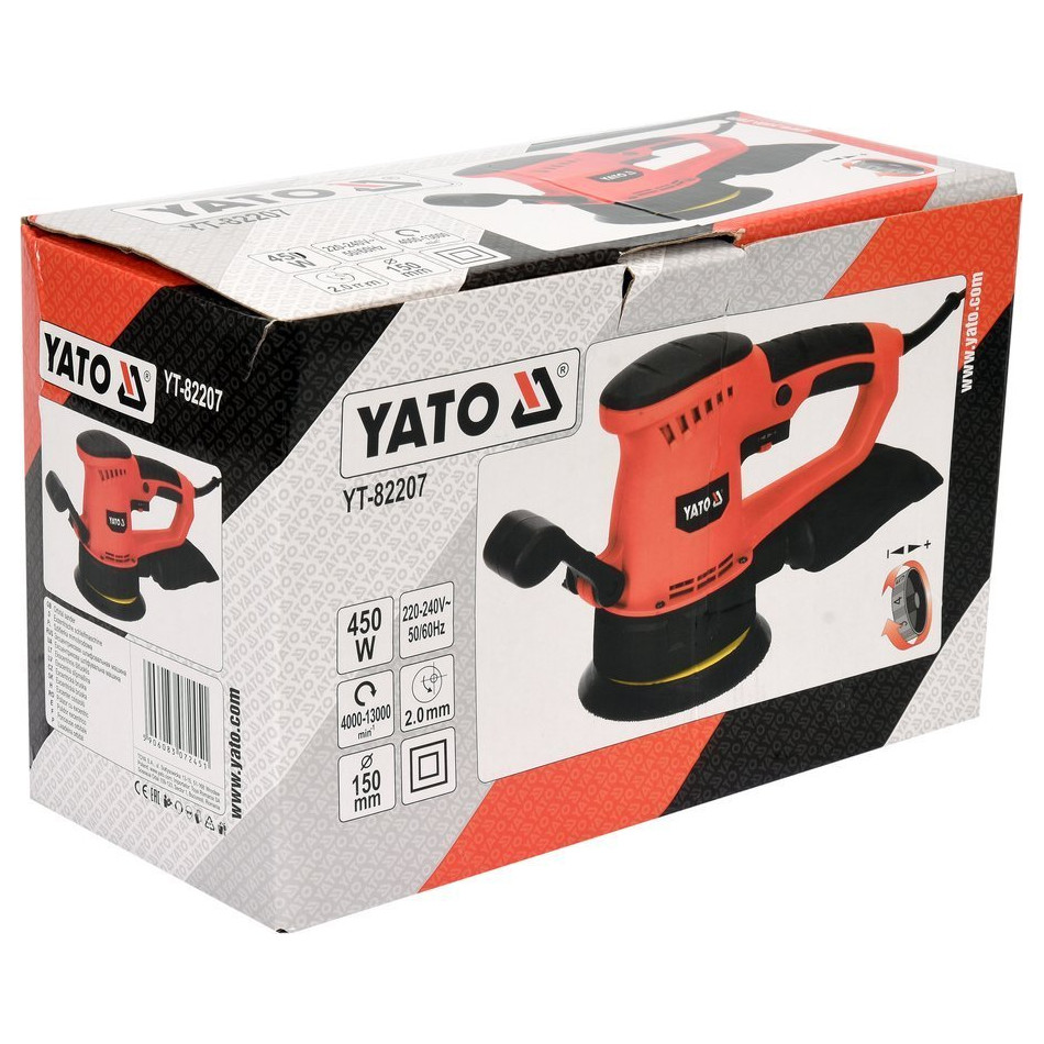 Yato Vibrační bruska 450 W, 150 mm YT-82207 excentrická