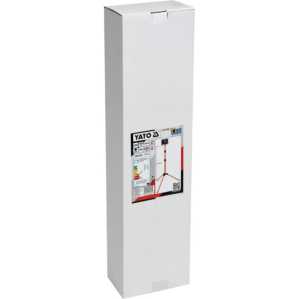 Yato Lampa 20 W COB LED na stojanu YT-81788 do dílny, na stavbu
