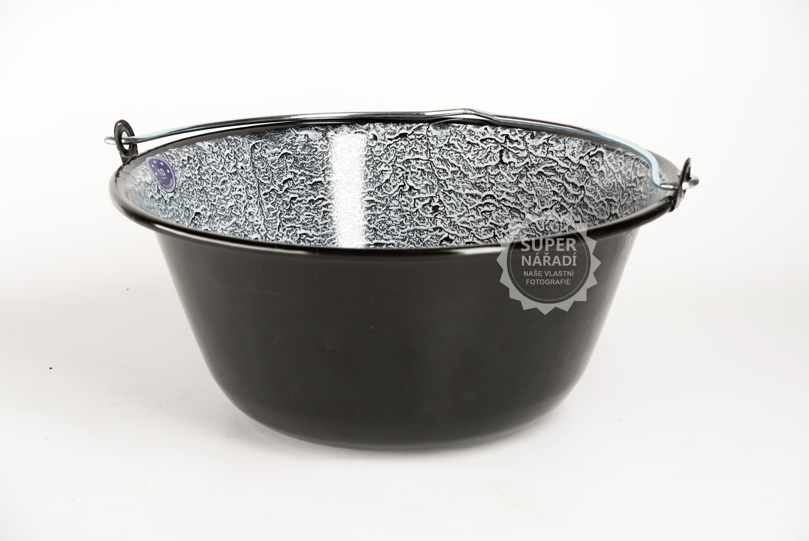 MH Kotlík 10 l smaltovaný / 36 cm s uchem LBS maďarský nad ohniště