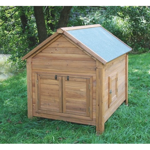 Dřevěný kurník pro 6-10 slepic, domek pro králíky, nezateplený 576011015