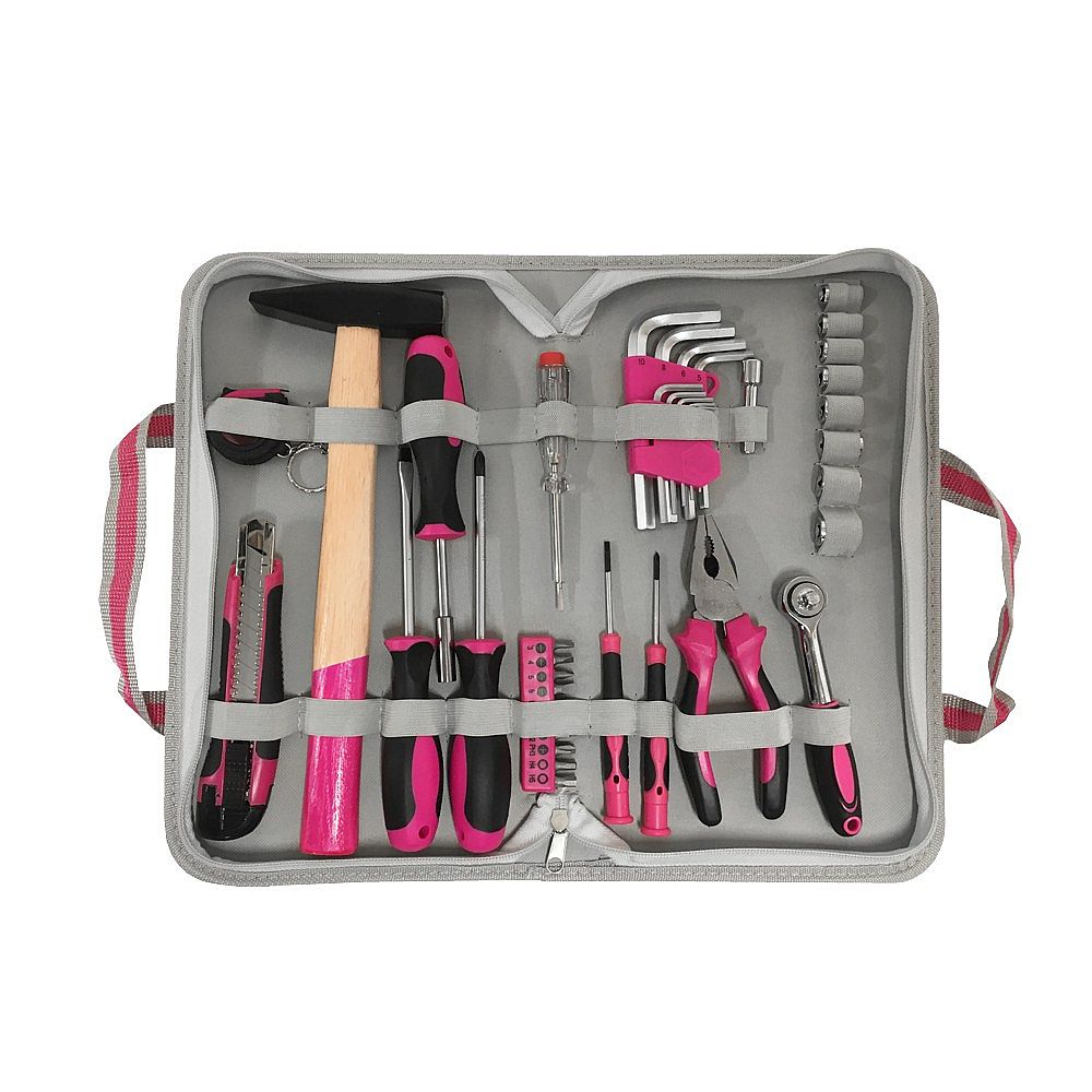 StrendPro Sada nářadí Ladies Set 11, 39-dílná, pink-růžová pro pravou blondýnku
