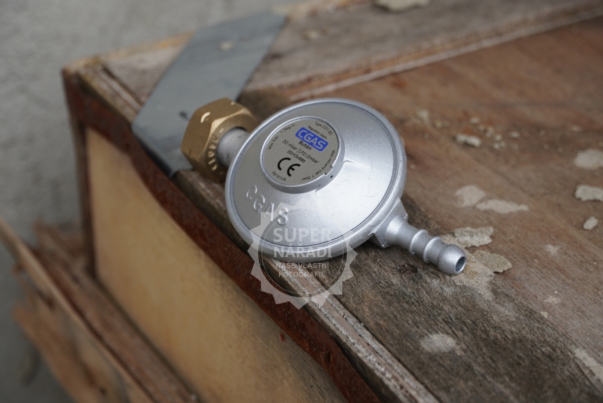 CGAS Regulátor plynu C31-30, 28-30mbar, UK8 mm, EN16129, 217728