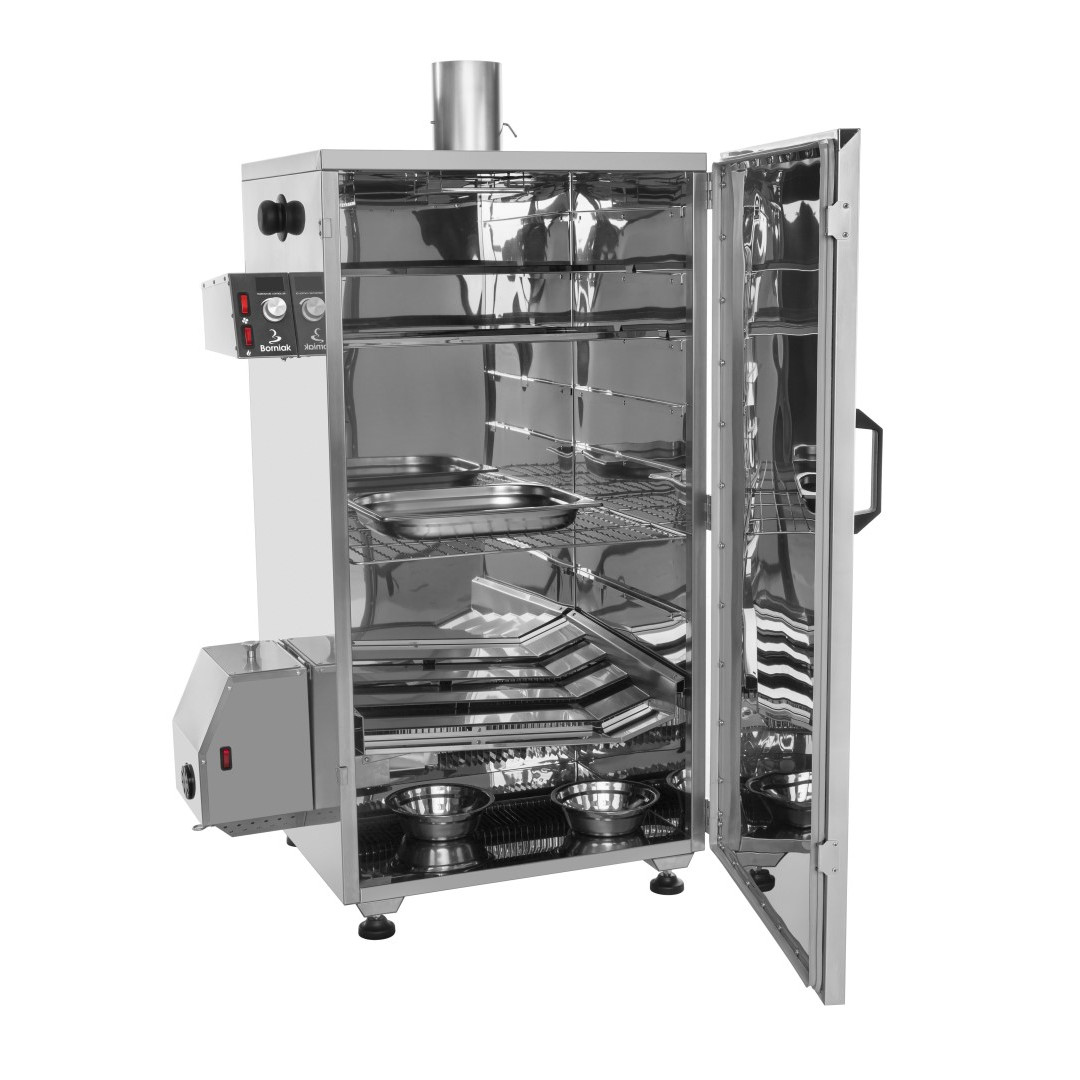 Digitální nerez udírna 150 l, BBDS-N-150, Inox 1.5CZ, Borniak