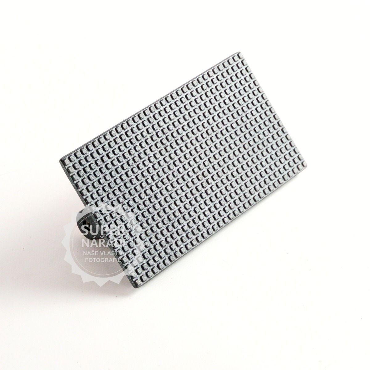 Litinový lis, žehlička na maso a burgery 21x11x7cm s dřevěnou rukojetí PWI Burger Press 4650