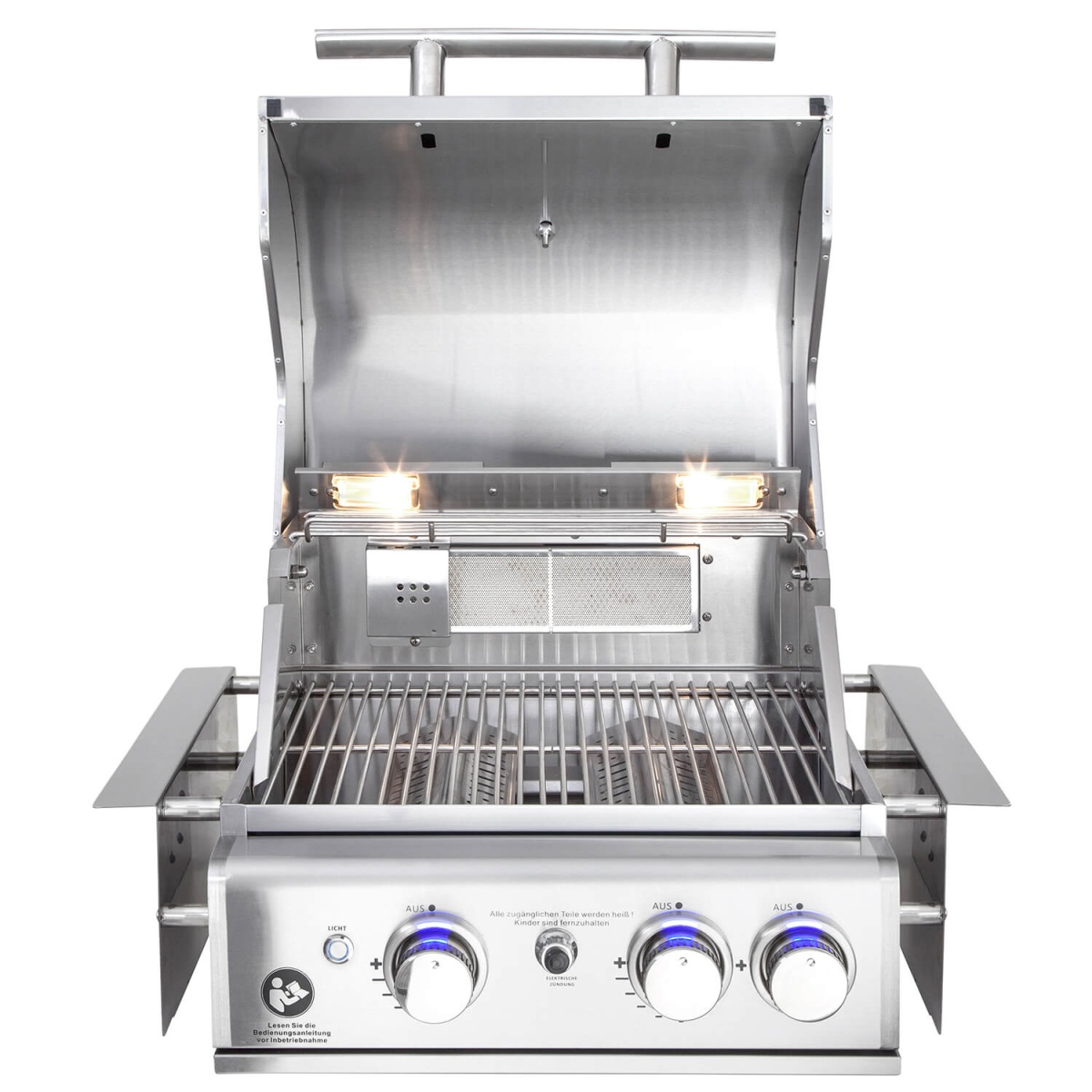 Plynový gril Top-Line Chef "S" 10,5 kW 2+1  vestavný ALL'GRILL 100959 nerezový, Airsystem