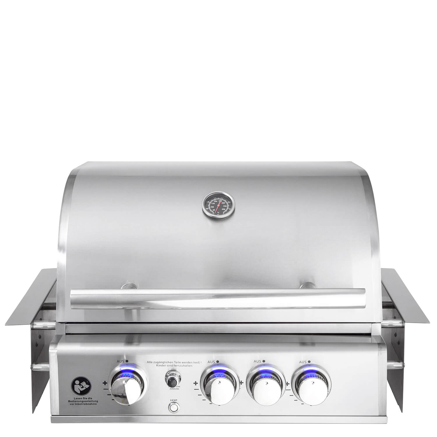 Plynový gril Top-Line Chef "M" 14 kW 3+1 vestavný ALL'GRILL 100949 nerezový, Airsystem