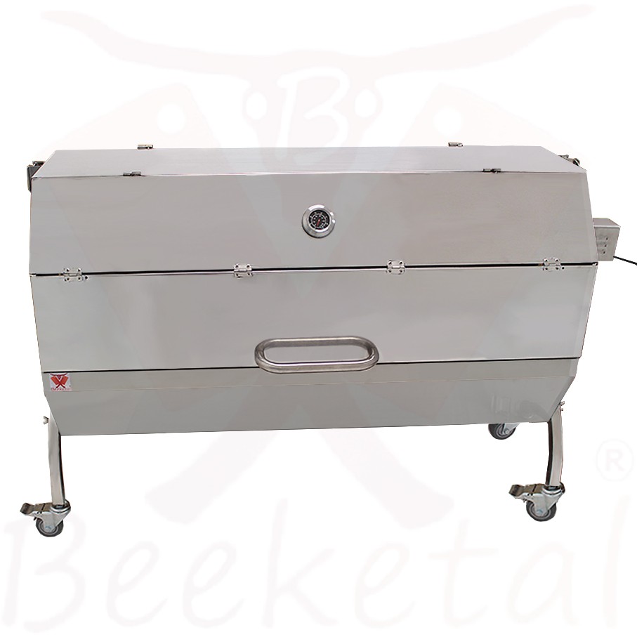 Nerezový gril na sele, kýtu do 35 Kg BSGW-150G, uzavřený Beeketal