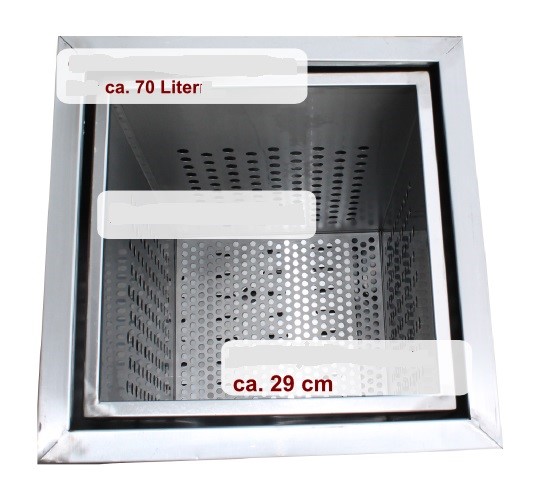 Beeketal Elektrický pařící kotel GBA 70 l na paření drůbeže, nerezový