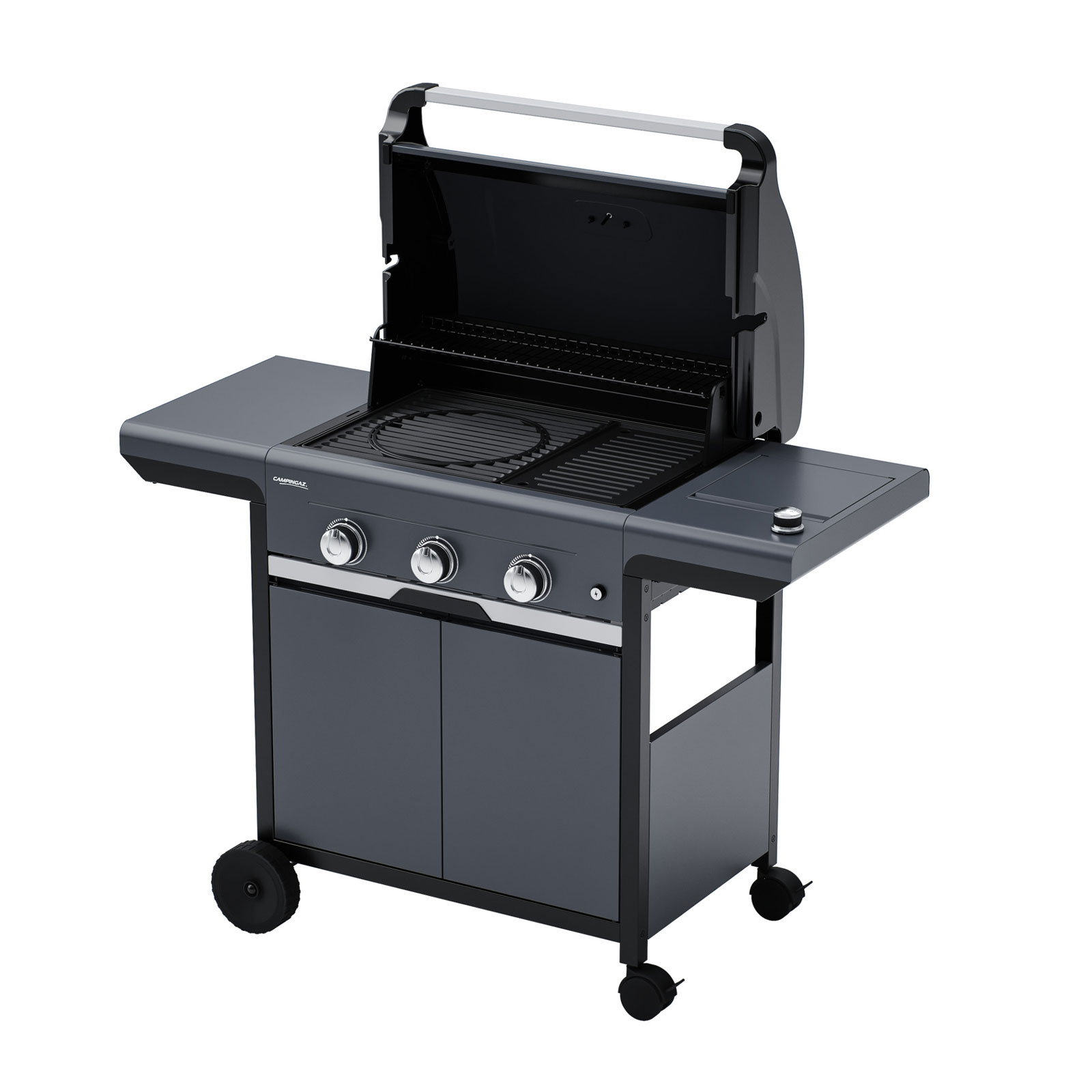 Campingaz Select 3 EXS 11,3 kW 2181074 plynový gril Culinary 3 hořáky + vařič, s dvířky