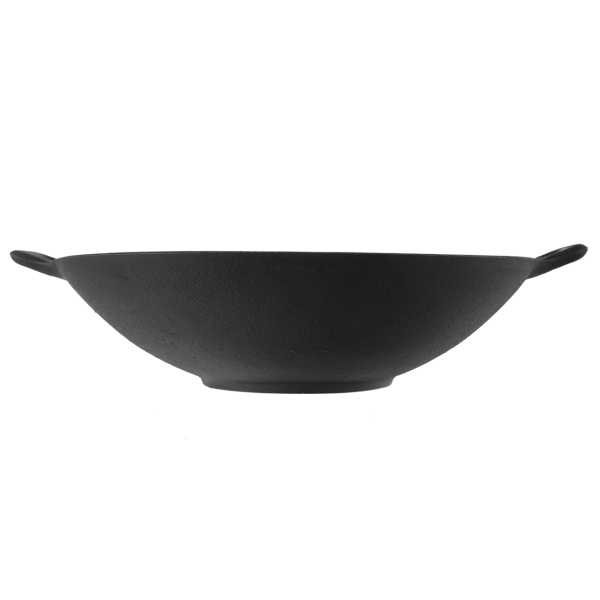 Orion pánev litina Wok 30 cm, 112989 masivní litinová pánvička