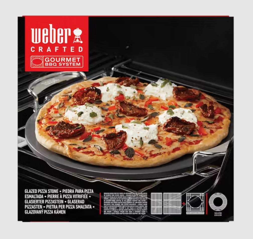 Weber Crafted glazovaný pizza kámen Gourmet BBQ, 8861