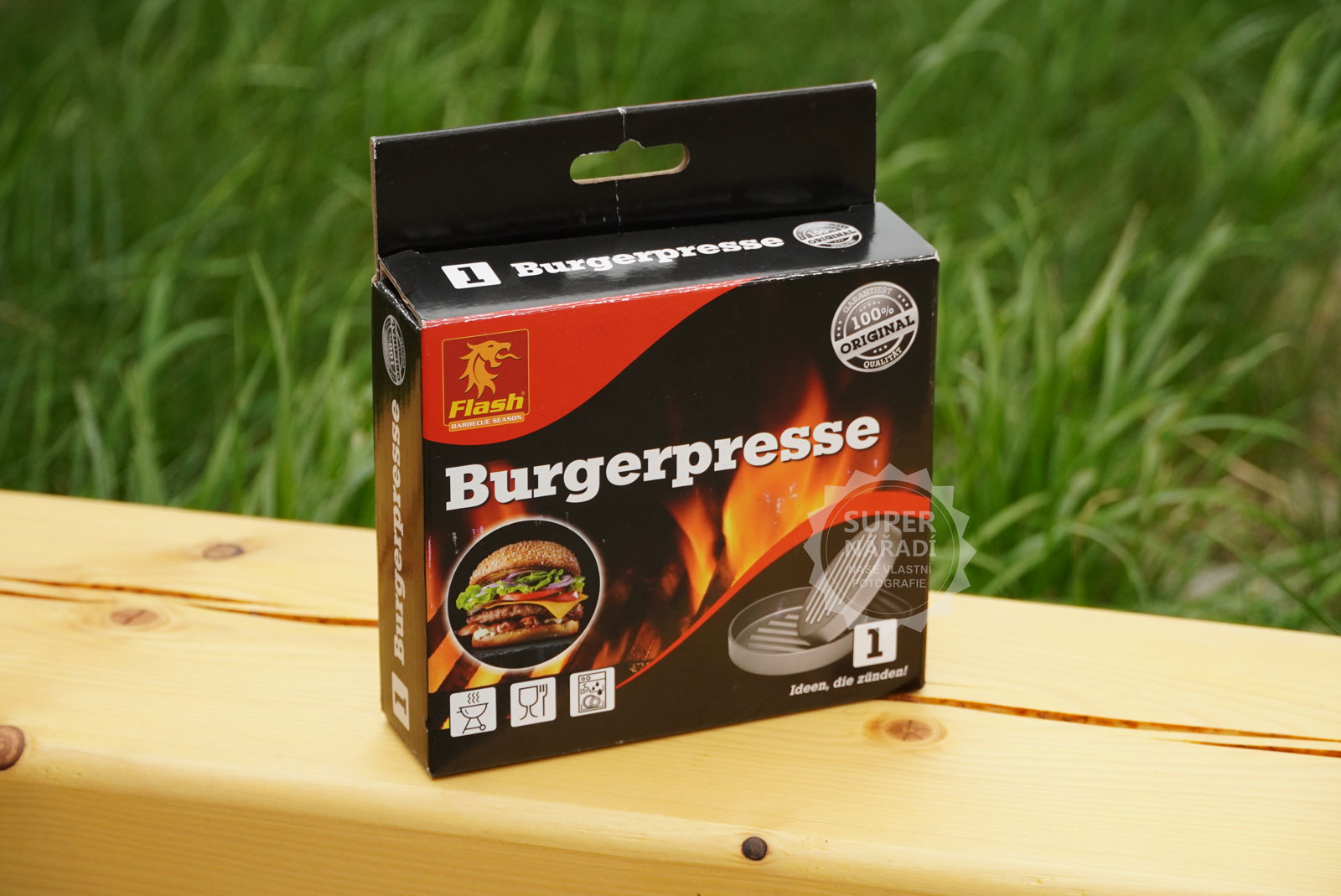 Lis na burgery Flash 12 cm 57615, alu